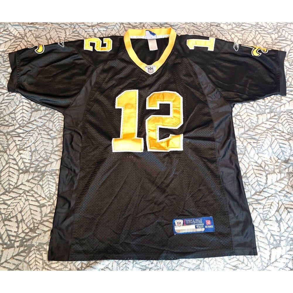 VTG Reebok Marques Colston #12 New Orleans Saints Stitched Jersey Size: 52